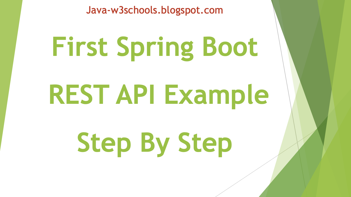 Building First Spring Boot REST API Application Hello World
